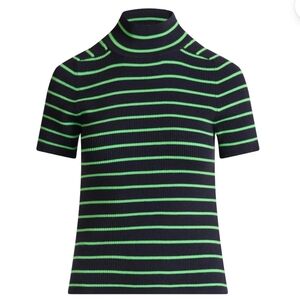 Free Assembly Women's Cozy Yarn Mock Neck Sweater with Short Sleeves, Lightweigh